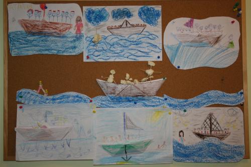 Jezus chodzi po wodzie